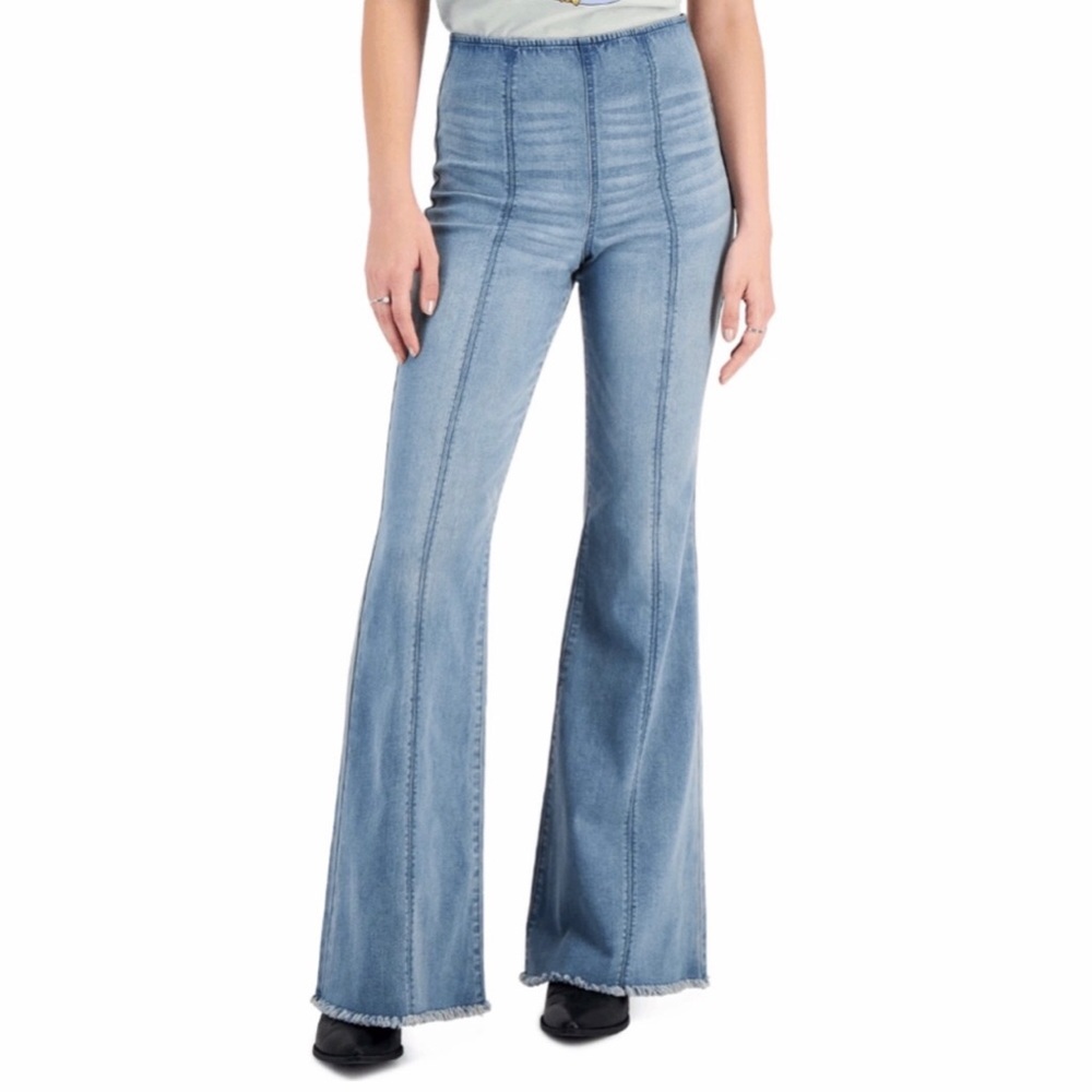 High-Waisted Flare Jeans